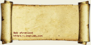 Anđela Nešković vizit kartica